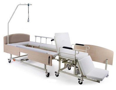 медицинская кровать с интегрированным креслом-каталкой
