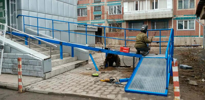 Металлические пандусы для инвалидов