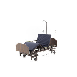 Кровать медицинская функциональная с электроприводом регулировки высоты и секций DB-6 WOOD (Дельта-6)