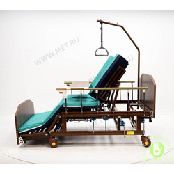 MET REMEKS XL Механическая медицинская кровать для ухода за лежачими больными с переворотом и туалетом, ширина ложа 120 см!