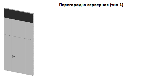 Перегородка серверная (тип 1)