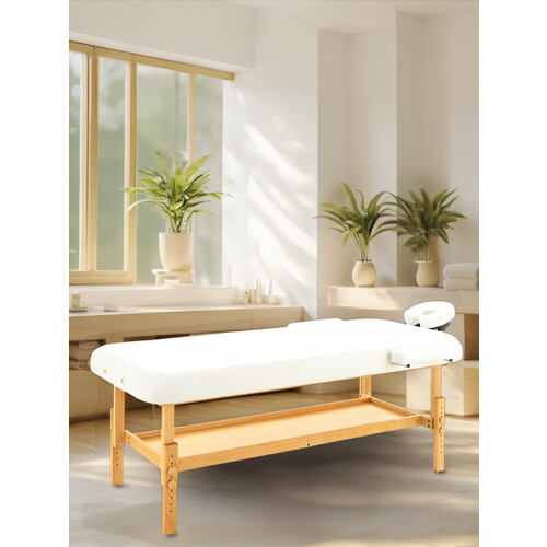 Стол массажный стационарный с рамой из бука NOVOKOM KMMT2