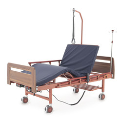 Кровать медицинская для лежачих больных с электроприводом, домашняя DB-7 (МЕ-2028Д-00) (2 функции) коричневый