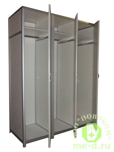 Шкаф для одежды 3-х дверный ШЛО 3-01 (пластик)