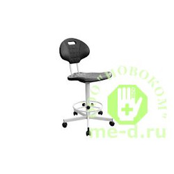 СТУЛ (КРЕСЛО) ЛАБОРАТОРНЫЙ СИДЕНЬЕ И СПИНКА ПОЛИУРЕТАН КР10-2/К