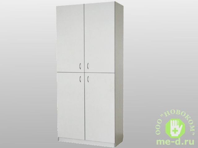 ШКАФ ДВУХСТВОРЧАТЫЙ МД-503.01 (ЧЕТЫРЕ ДВЕРКИ С ПОЛКАМИ)