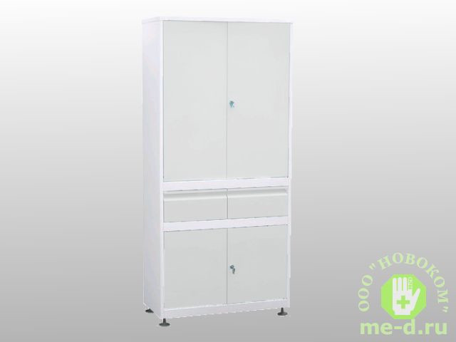 Шкаф металлический двухстворчатый ШММ-2-Р-2