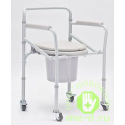 Кресло-каталка с санитарным оснащением для инвалидов 