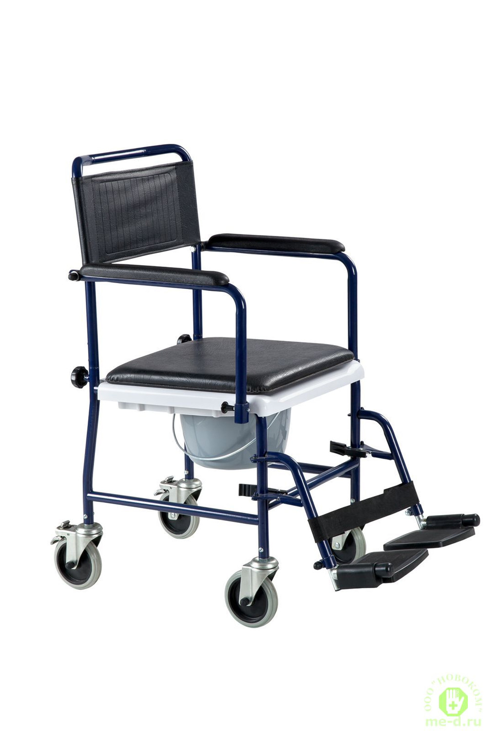 Кресло-каталка с санитарным оснащением Армед H 009B (FS 902)