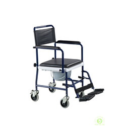 Кресло-каталка с санитарным оснащением Армед H 009B (FS 902)