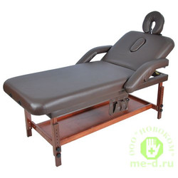 Стол массажный стационарный с рамой из бука Med-Mos FIX-1A