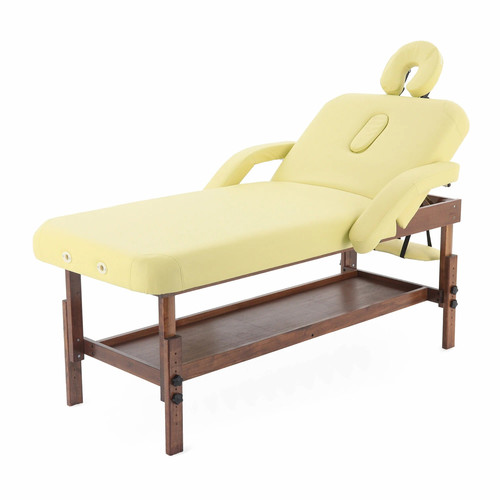 Стол массажный стационарный с рамой из бука